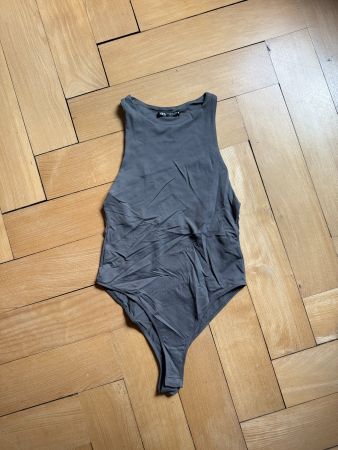 ZARA - Body dunkelgrau M