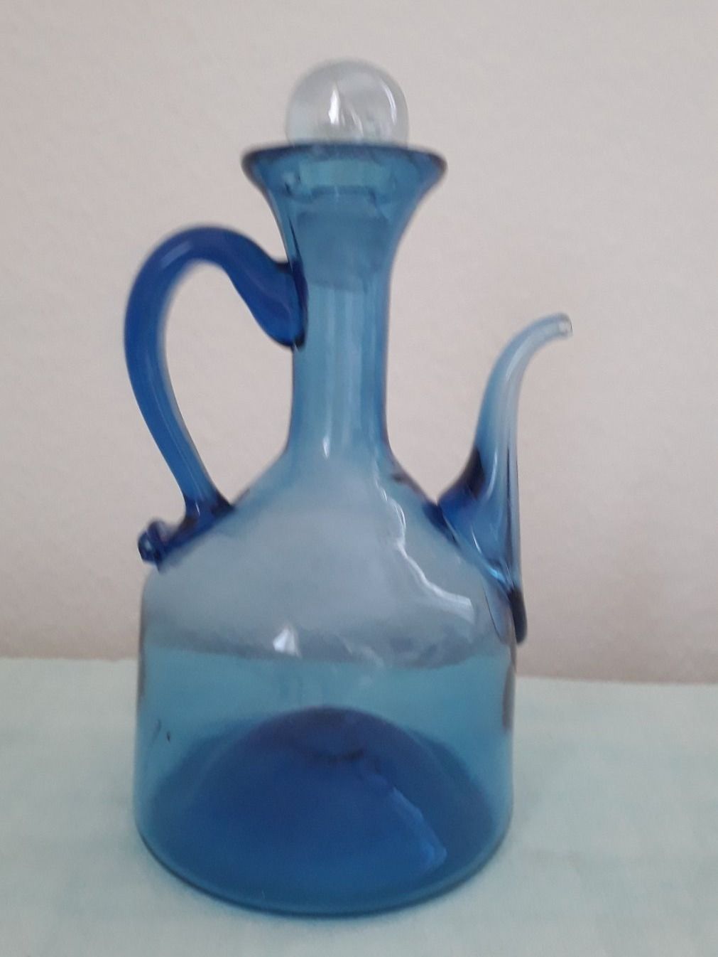 Caraffe: Blaue Glaskaraffe – Usato da Zürich venduto da wildflower26