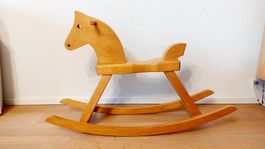 Kay Bojesen Design Schaukelpferd Spielzeug Holz (Denmark)