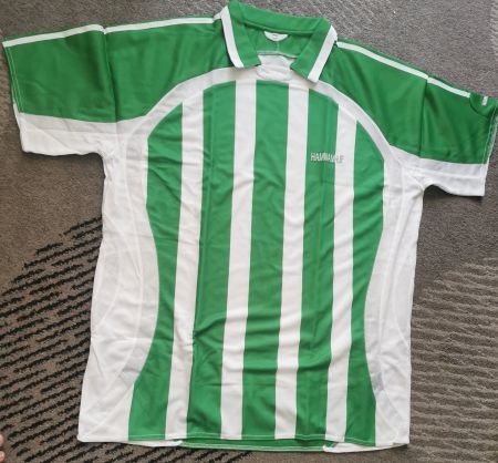 Fussball trikot Gr.XL + XXL Grün/weiss