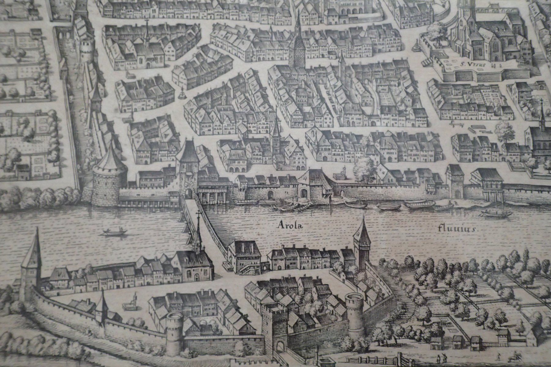 Stiche: Kupferstich Merian SOLOTHURN – Gebraucht aus Allschwil von Salus17 2