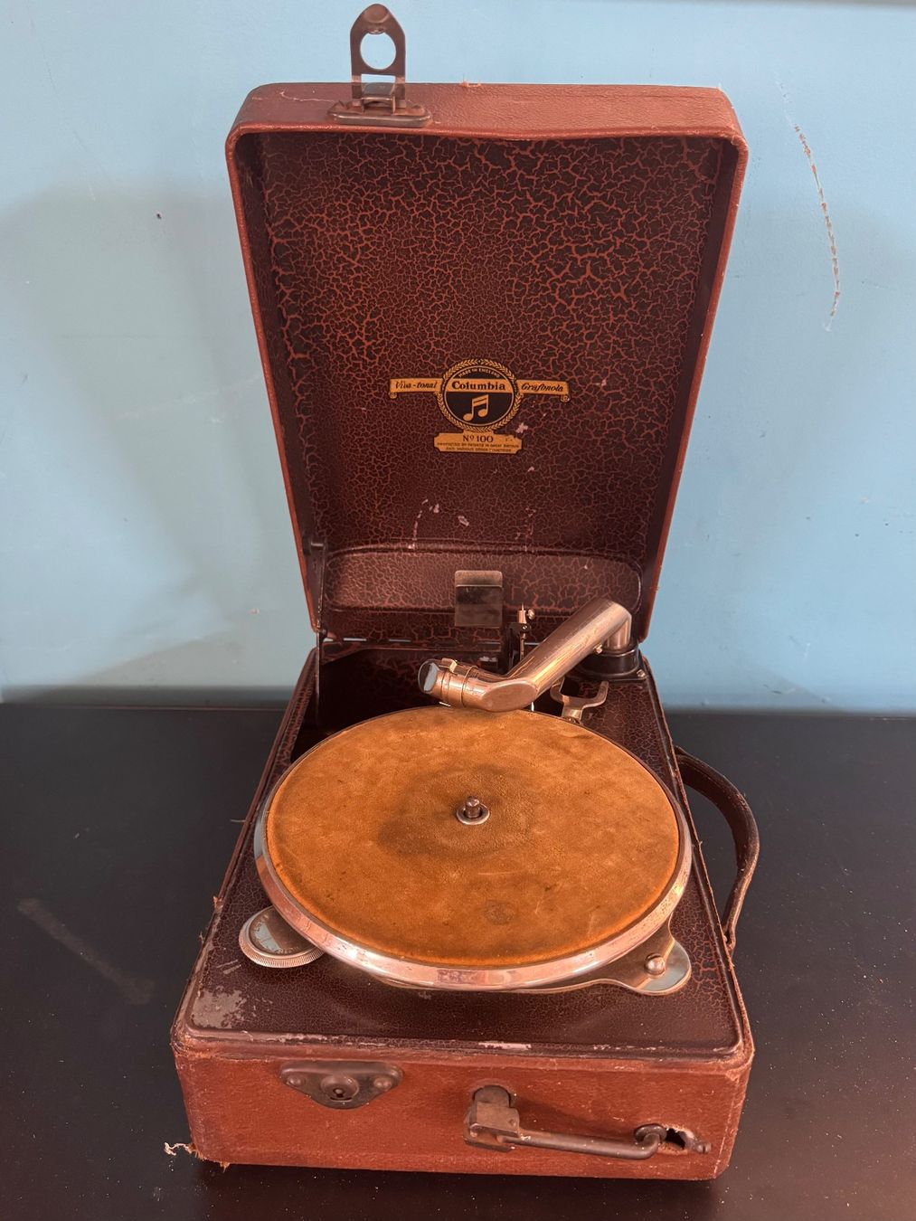 Plattenspieler: Alte Grammophon – Gebraucht aus Schlieren von Freundlich02