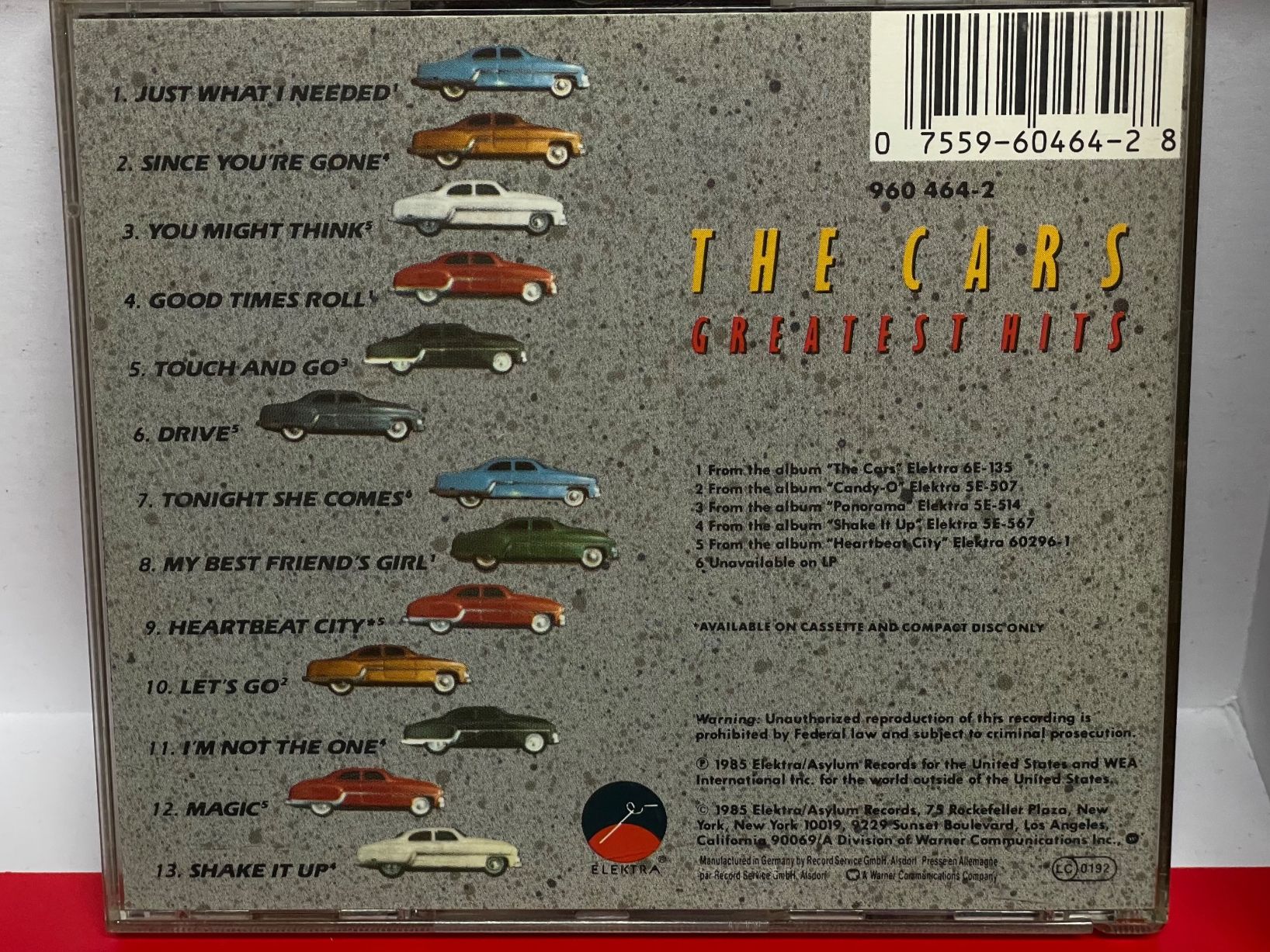 CD: The Cars - Greatest Hits – Usato da Muri b. Bern venduto da AdidasCollector 1