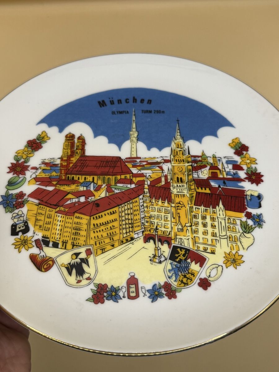 Teller: Assiette déco München Munich vintage 20cm – Gebraucht aus Genève von sho_67qj 4