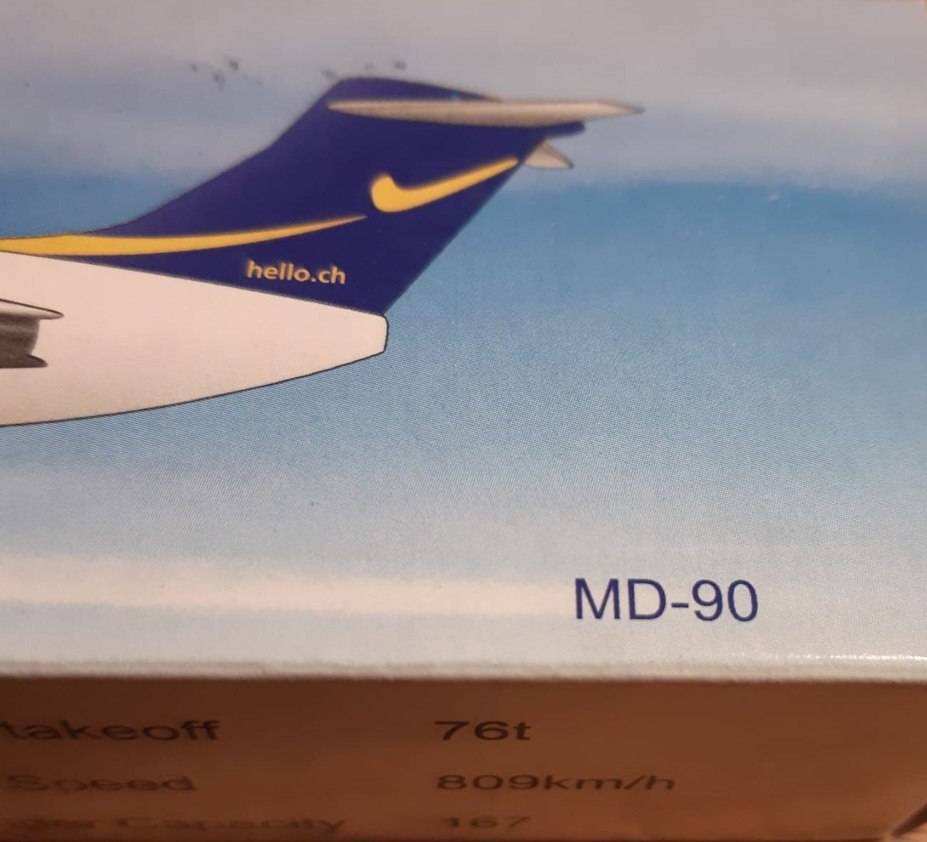 McDonnell Douglas Modellbausätze & Standmodelle: Hello MD-90 Flugzeugmodell, Skala 1:200, Neuwertig – Neu und originalverpackt aus Derendingen von Nellino01 4