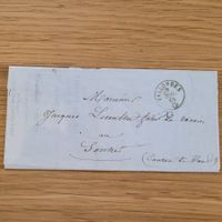 Document Préphilatélique Vallorbes 1865 Le-Sentier