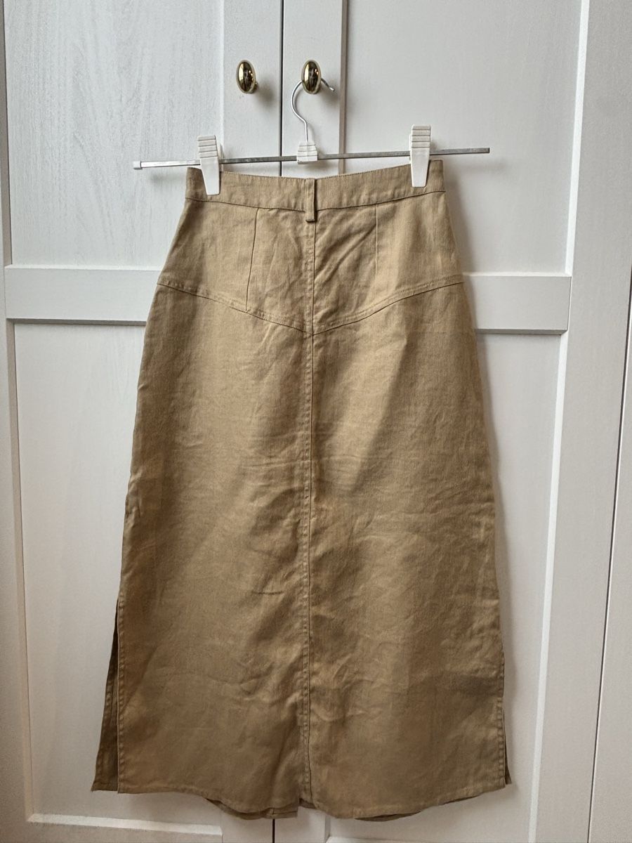 Gonne: NICHOLAS 100% Linen Midi Skirt – Usato da Adliswil venduto da Ruedetu 4