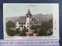 SOLOTHURN 1902 CONCERTHALLE SO AK