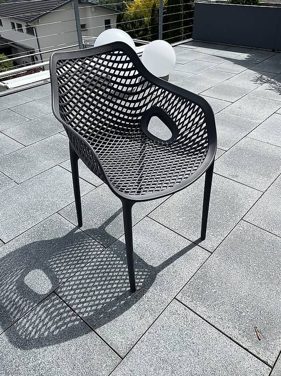 Sedie: Gartenstuhl – 4er Set in Anthrazit – Nuovo (secondo la descrizione) da Stetten SH venduto da Sarasay123