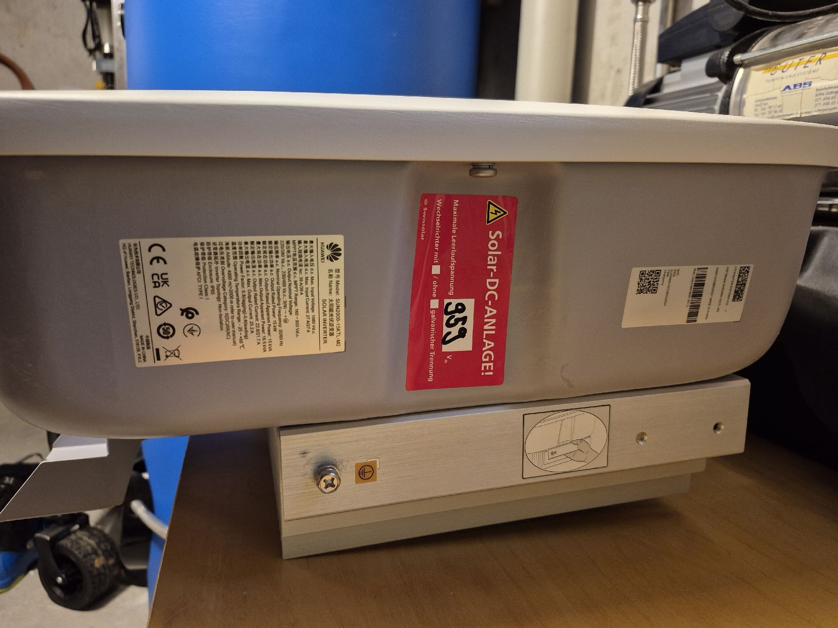 Huawei Inverter: SUN2000-15KTL-M2 Wechselrichter Smart String Inverter – Usato da Hofstetten SO venduto da Danioli 3