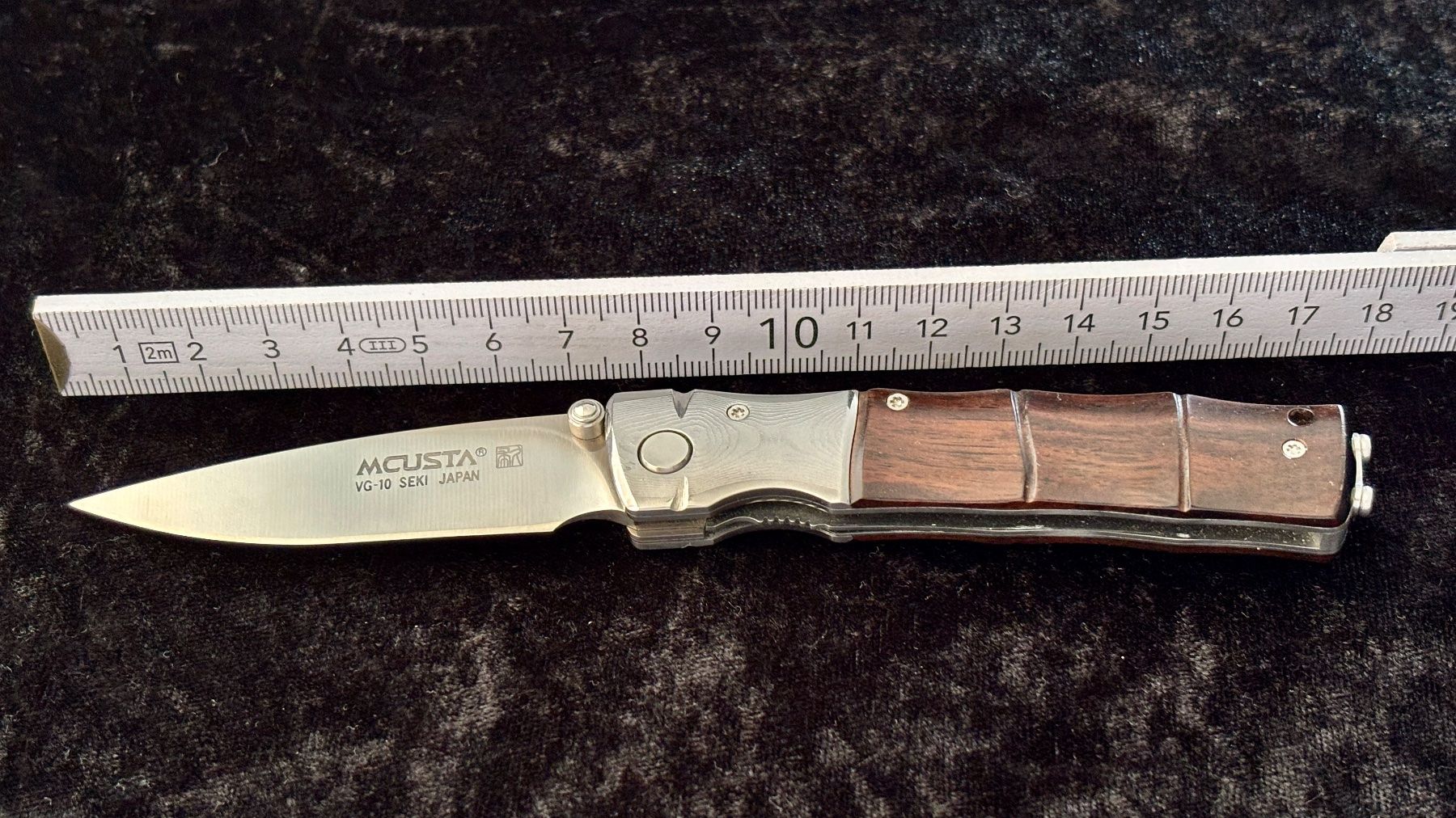 Coltelli tascabile: Mcusta-Messer Bamboo, VG10, Palisander, Damast-Backen – Usato da Frauenkappelen venduto da Doc_Snyder 5