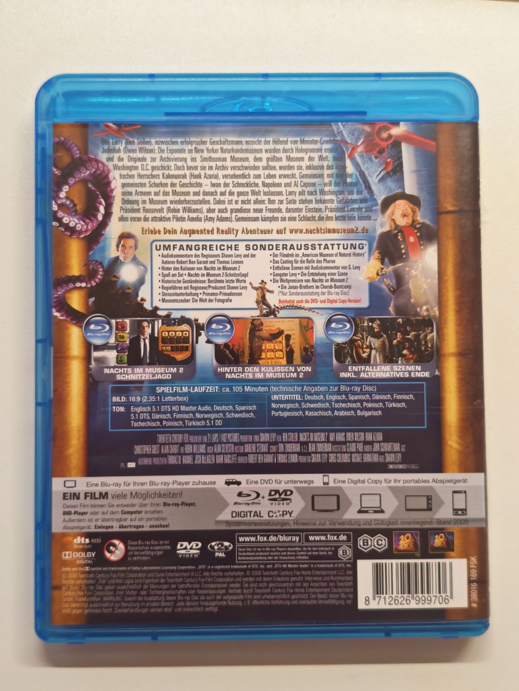 Tutti i DVDs: Nachts im Museum 2 – Usato da Liestal venduto da Kratzilla 3