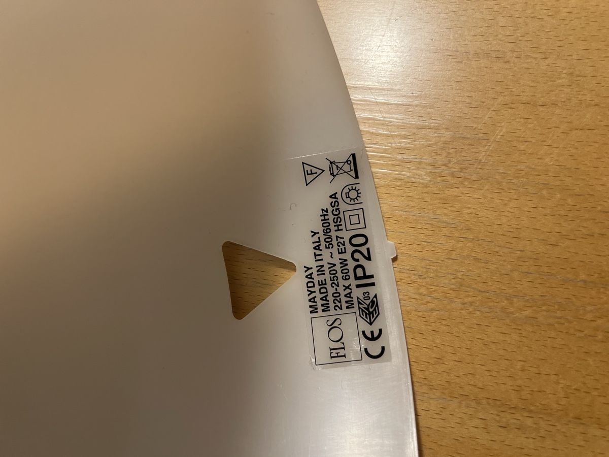Flos Lampen: Flos Mayday Leuchte Konstantin Grcic – Gebraucht aus Zürich von bru12 2