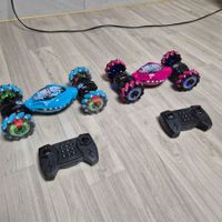 RC Stunt Twist Ferngesteuertes Auto 4WD Spray LED Spielzeug