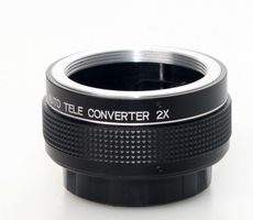 2x Teleconverter für Kameras mit Schraubgewinde M42