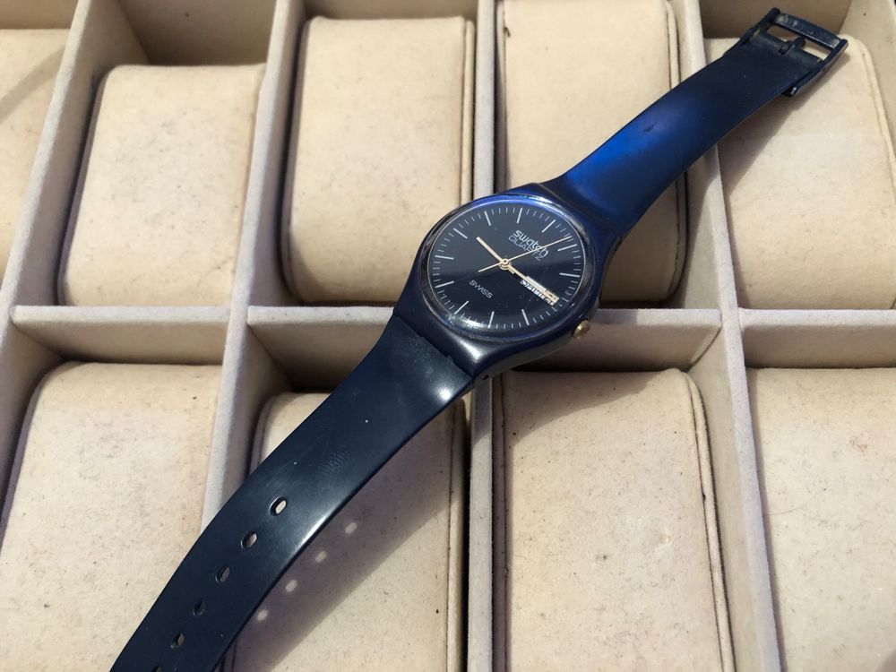 Montre vintage Swatch année 1983 fonctionne 34mm Kaufen auf Ricardo