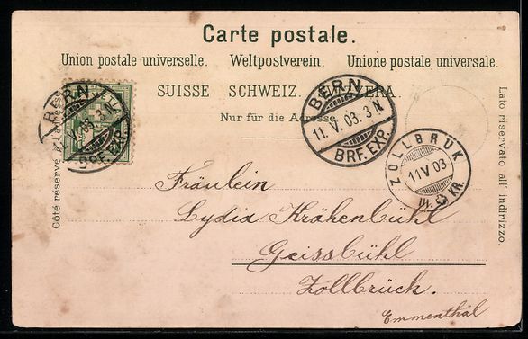 Cartoline postali: Lithographie Bern, Bundespalast – Usato da Berlin venduto da bartko-reher 1