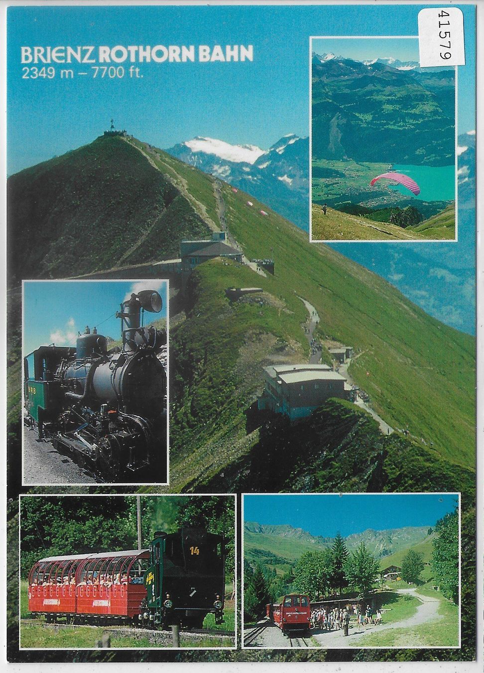 Cartoline postali: Brienz Rothorn Bahn – Usato da Ettingen venduto da Kartenplanet