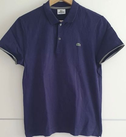 Lacoste Poloshirt M/S Gr.3 Slim Fit Marineblau