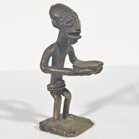 🪙 Ashanti Goldgewicht Akan Bronze Afrika Ghana Figur 🌍✨
