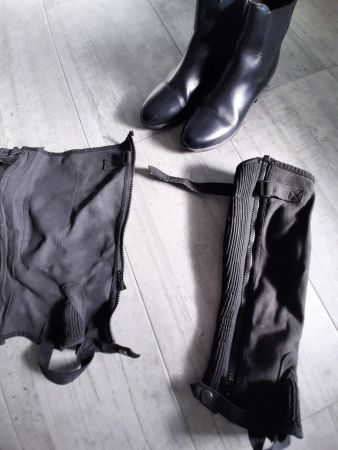 Reit-Stiefelette Gr.41 mit  Chaps Gr.L Steeds