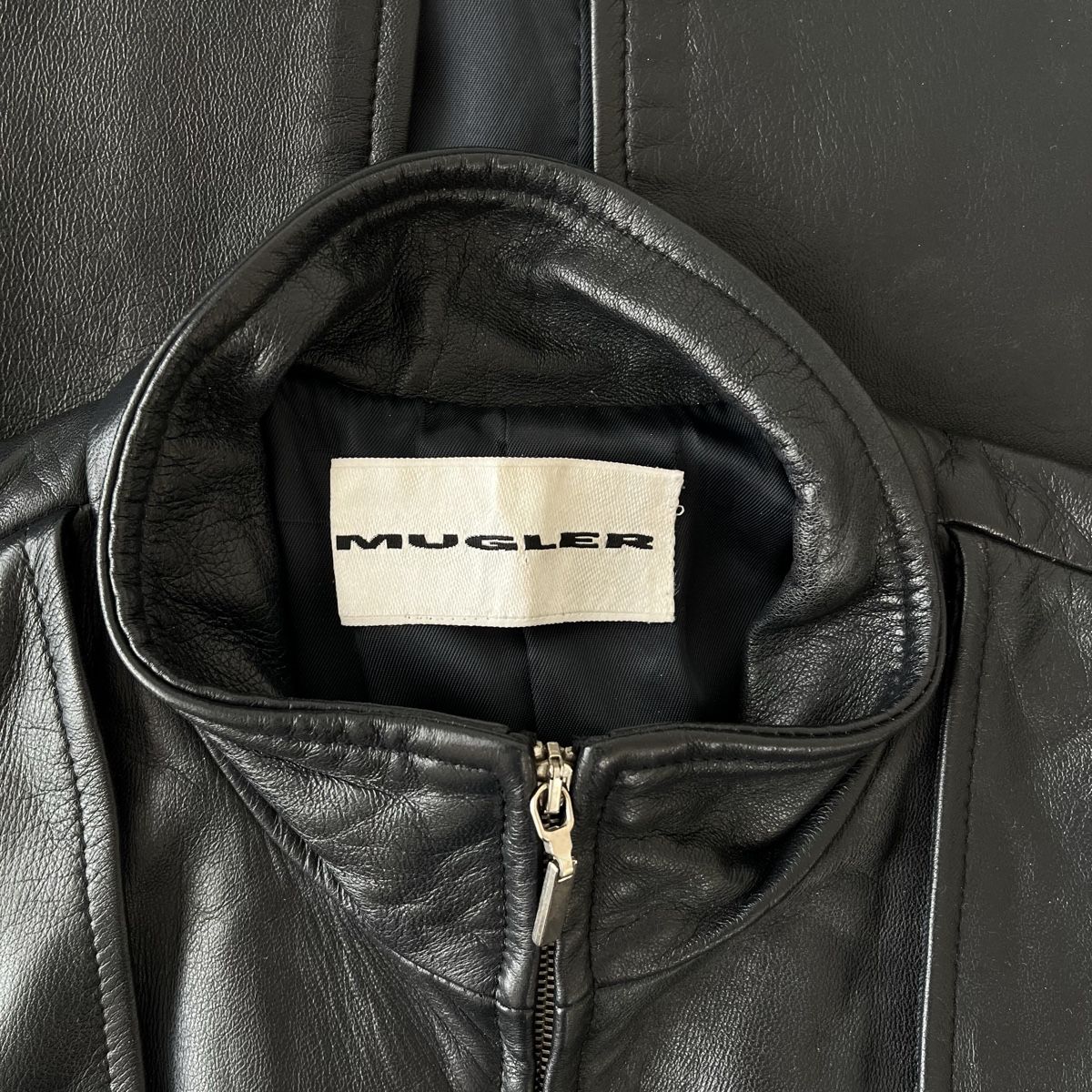 Mugler Cappotti: Mugler Leder Mantel – Usato da Zug venduto da saskia-chiara 4