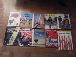 Comic SET: Tim und Struppi, Gaston,  u.a.(FRANCE)