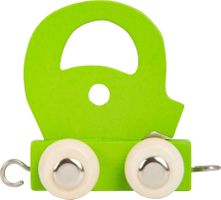 Buchstabenzug Wagen " Q " bunt