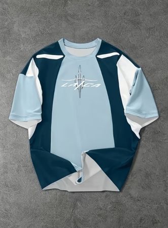 T-shirt homme graphique léger, parfait pour l'été!