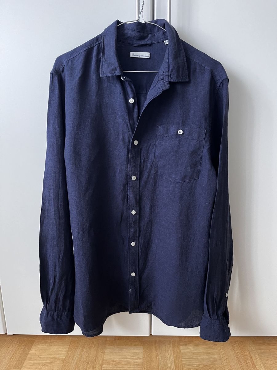 Hemden: Herren Hemd KnowledgeCotton Apparel Leinen Gr. M – Gebraucht aus Zürich von Kleanthy