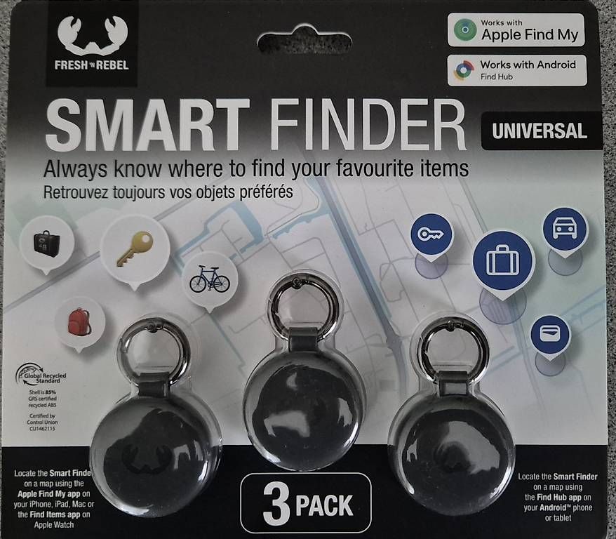 Portachiavi: 3er Set FRESH 'n REBEL Smart Finder / Tracker NEU – Usato da Oberrieden venduto da micy