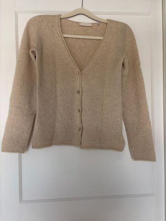 Kristina Ti Cardigan 100% Kaschmir Beige (IT Gr. 42)