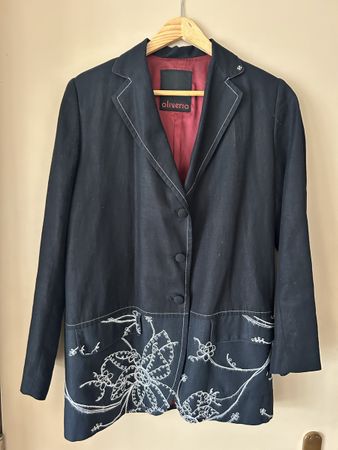 Oliverio Sommer Leinenblazer, Gr. 38, Made in Italy