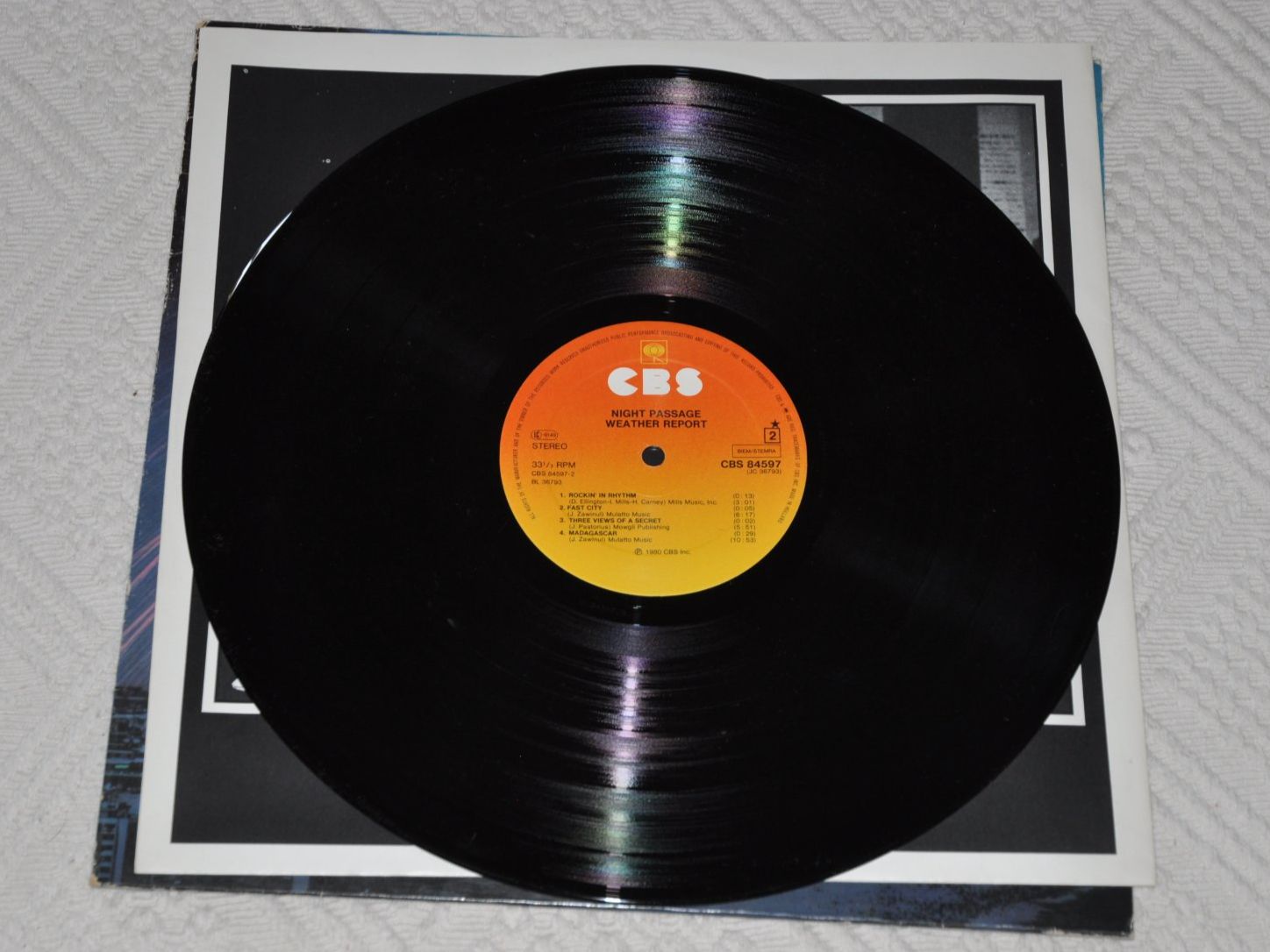 Dischi in vinile: LP Weather Report - Night Passage – Usato da Boll venduto da Theodora15 5