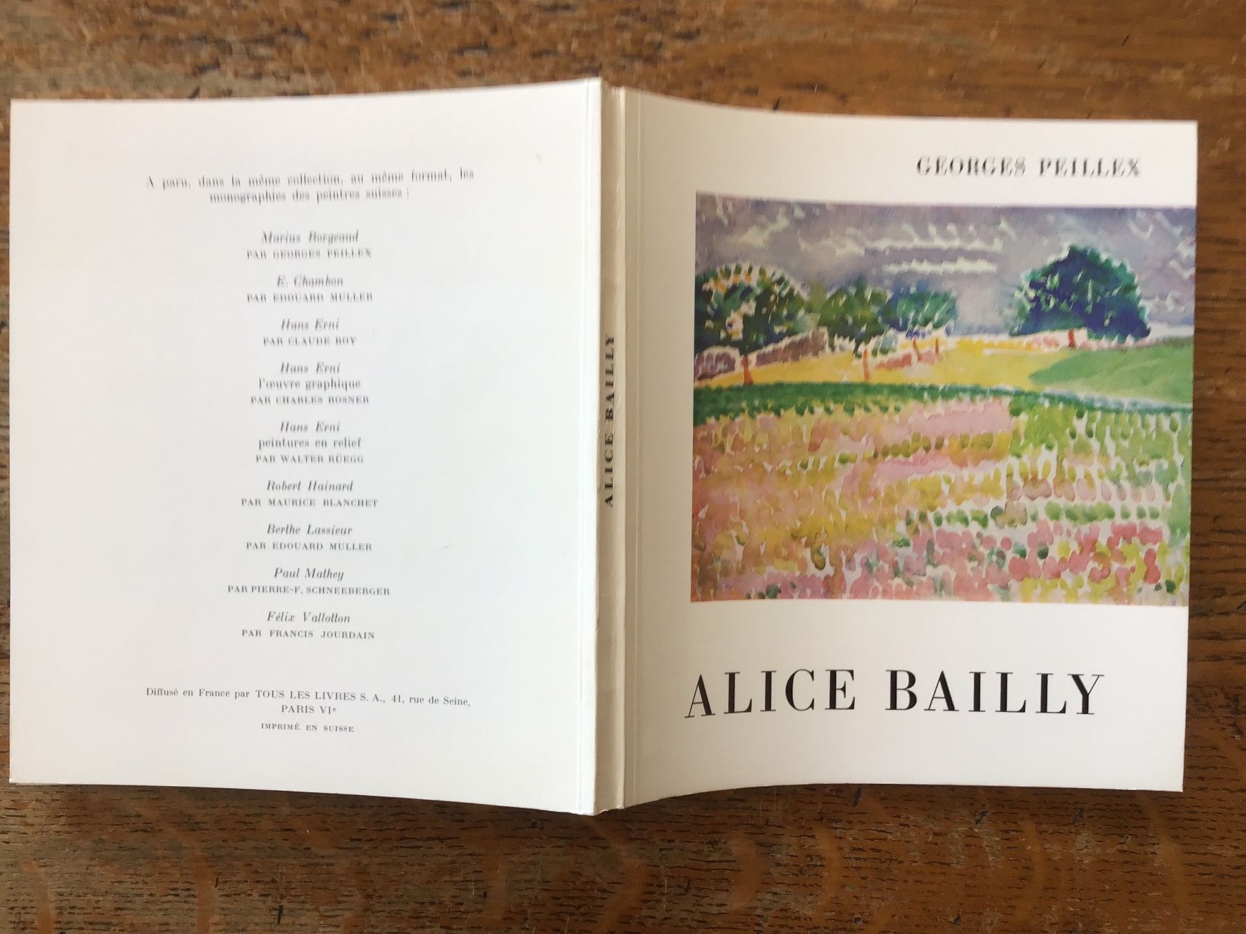 Livres: Alice Bailly par Georges Peillex – D'occasion à Fully par Ruby97