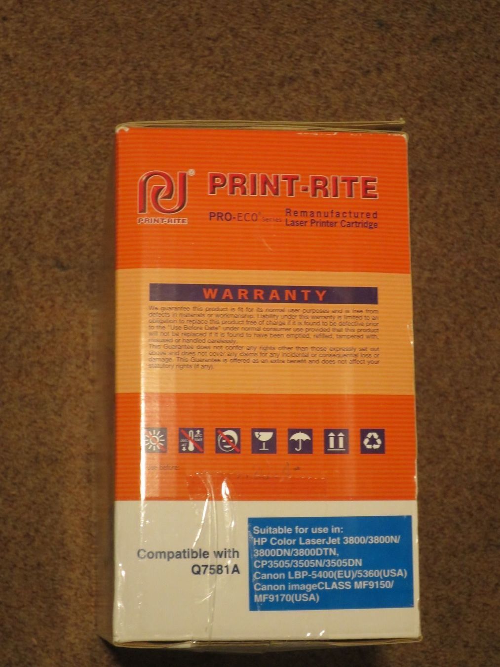 Cartucce per stampanti & toner: Toner Compatible Q7581A Print-Rite – Nuovo e nell'imballaggio originale da Zürich venduto da 1.Simon 2