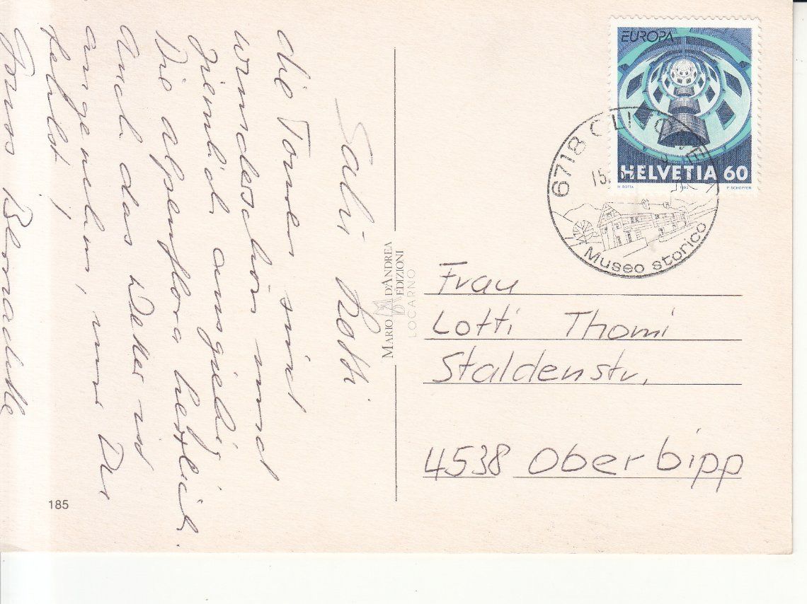 Cartoline postali: Selvasecca 1993 – Usato da Bürglen TG venduto da StampGraf 1