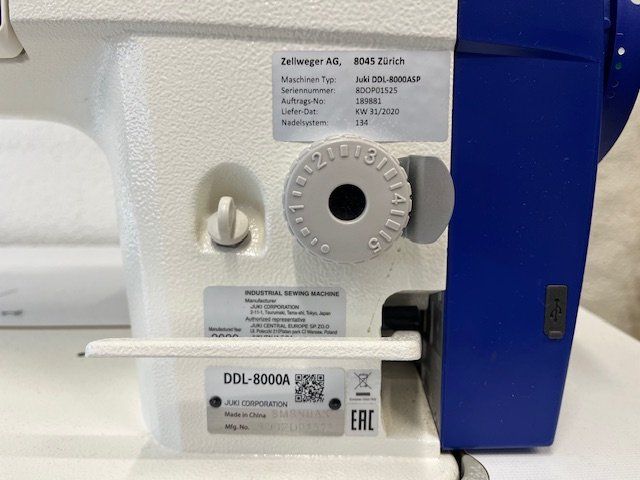 Juki Macchine da cucire: Juki Industrienähmaschine DDL- 8000A – Usato da Zürich venduto da moebelzuerich 1
