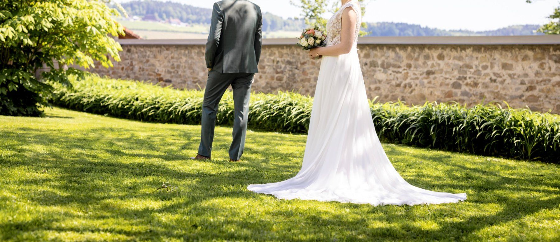 Vestiti: Secondhand Brautkleid Marylise "Long beach", Grösse 36 – Usato da Brunnen venduto da Herzig-Brautmode 2