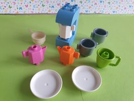 Duplo (X15) Set Küche, Kaffeemaschine, Töpfe,...