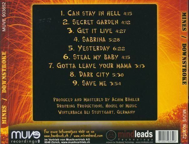 CDs: Mines - Downstroke (Swiss) – Gebraucht aus St-Cergue von VeganWarrior 1