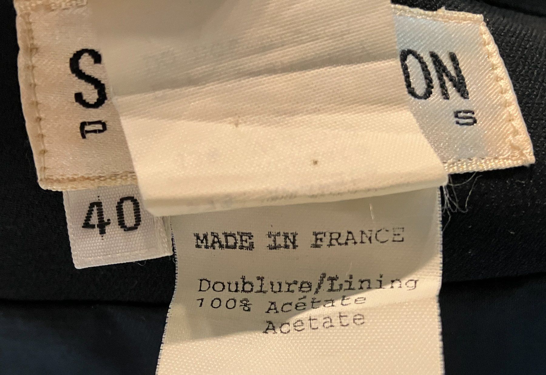 Giacche: Veste Blazer noire élégante, vintage, Taille 40 – Nuovo (secondo la descrizione) da Chêne-Bougeries venduto da Vintage-Era 6