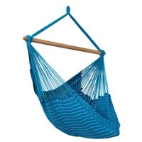 MacaMex Netz-Hängesessel azure Baumwolle XL