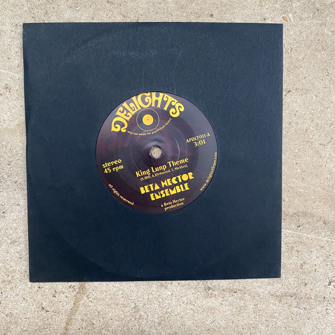 Schallplatten: Beta Hector Ensemble ‎– King Lunp Theme / Into The Light – Gebraucht aus Zürich von honey-k 1