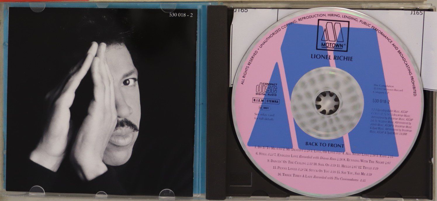 CD: Lionel Richie – Back To Front – Usato da Luzern venduto da CONTENTI 1