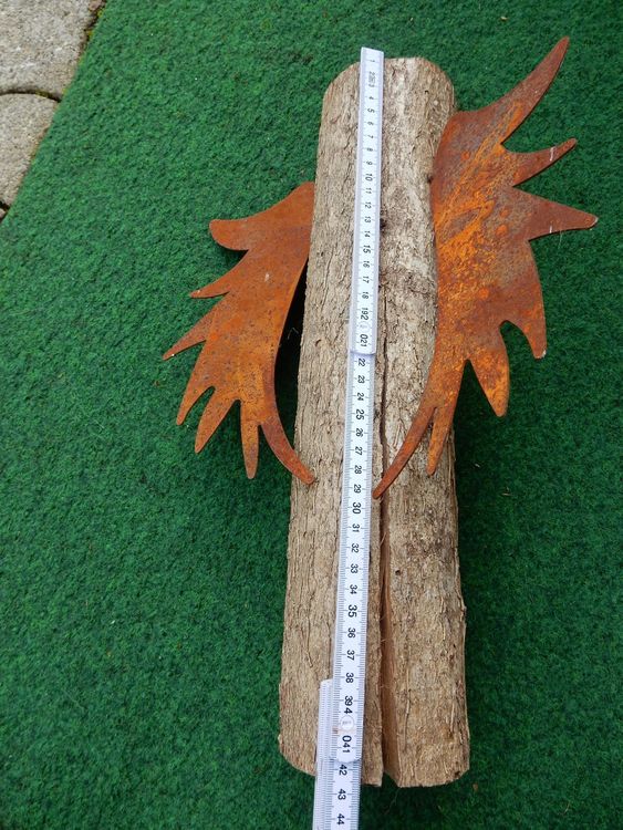 Rost + Holz Engel Engelflügel Dekoration für den Garten Kaufen auf