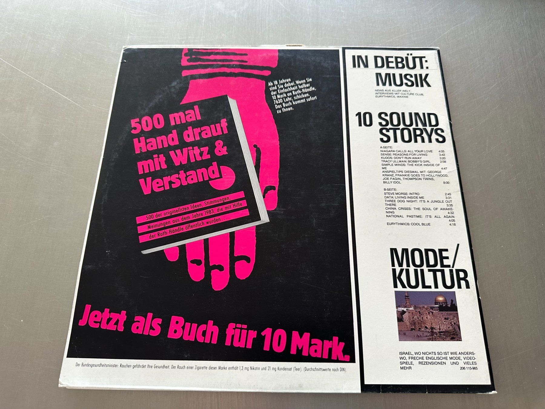 Dischi in vinile: DEBUT LP / ZEITSCHRIFT AUSGABE 3 - EURYTHMICS - SIMPLE MINDS – Usato da Sion venduto da jaipur1401 7