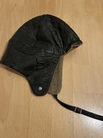 Schicke Lederfliegermütze, warm gefüttert