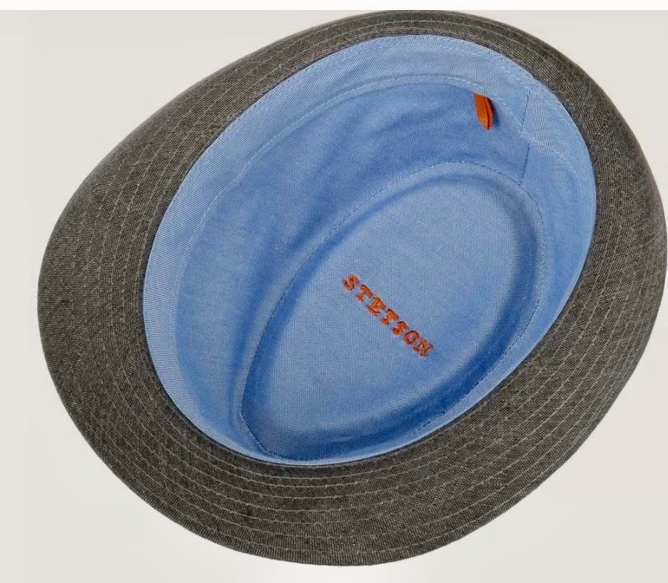 Stetson Copricapi, berretti & cappellini: STETSON Fedora Leinenhut Neu – Nuovo (secondo la descrizione) da Zürich venduto da Sol65 2