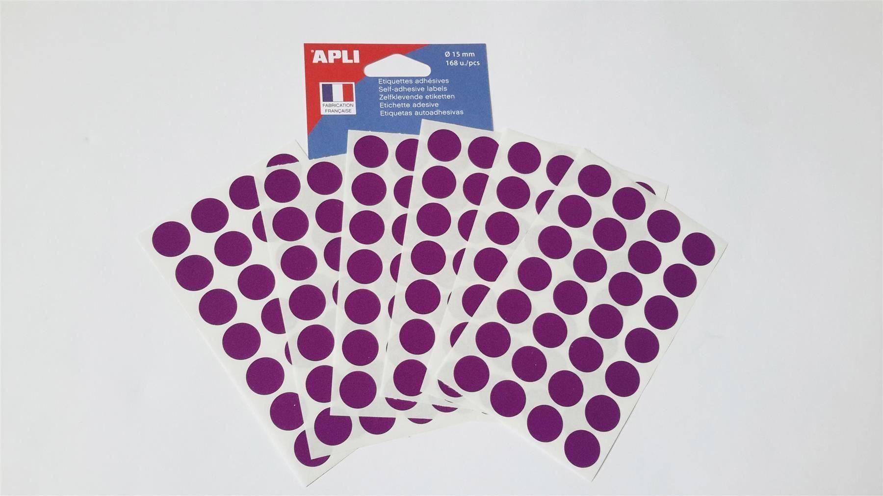 Sticker: Markierungspunkte, violett, 15mm, 168 x – Nuovo e nell'imballaggio originale da St. Gallen venduto da cointec 7